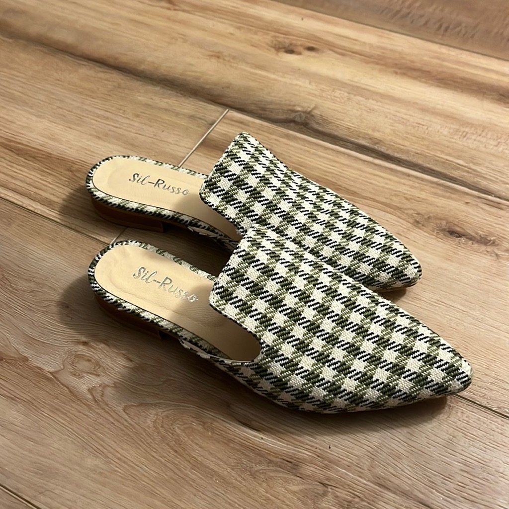 Patterned Mules
